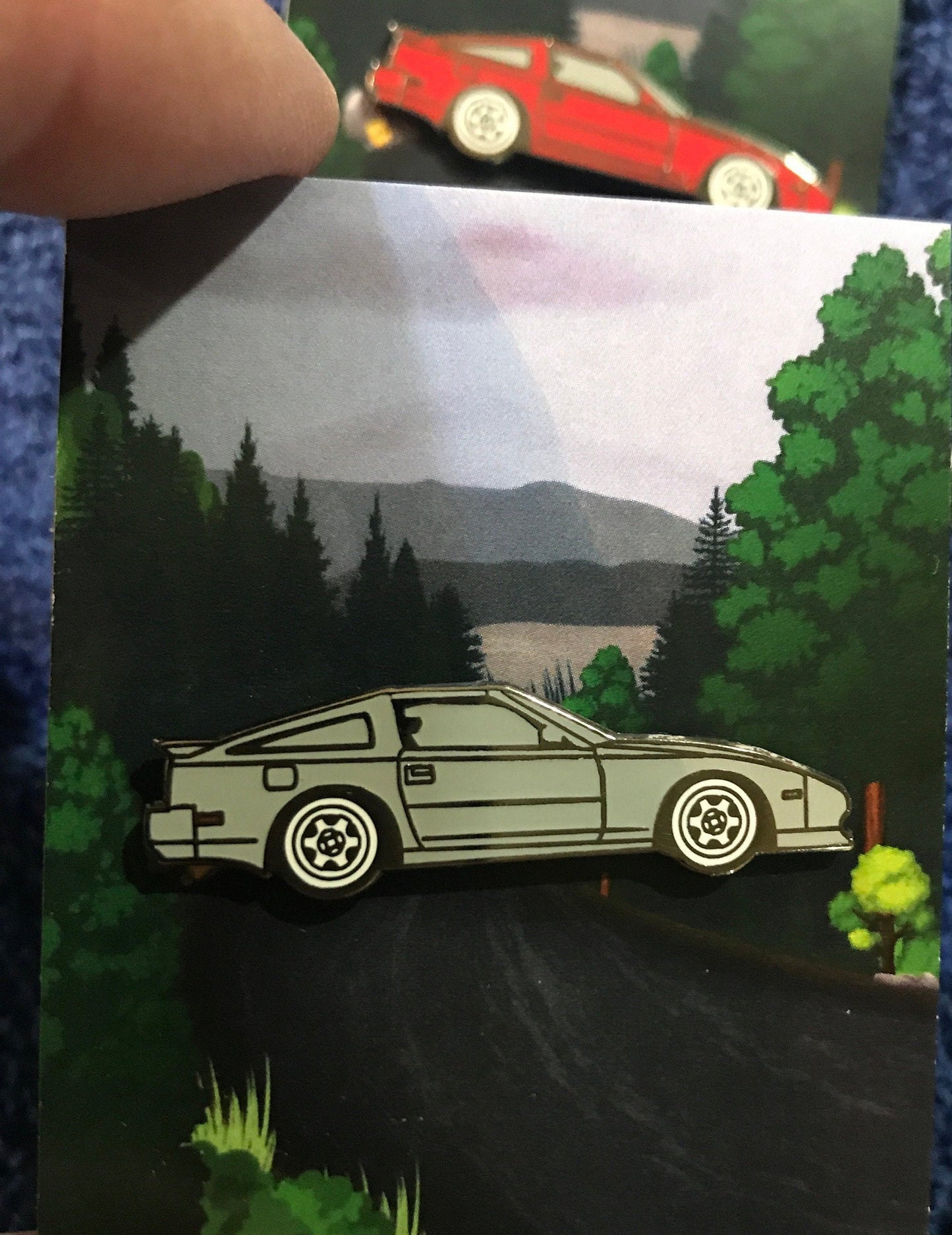 NISSAN #300ZX #Z31 #Enamel #AutoLapelPins - GRAY