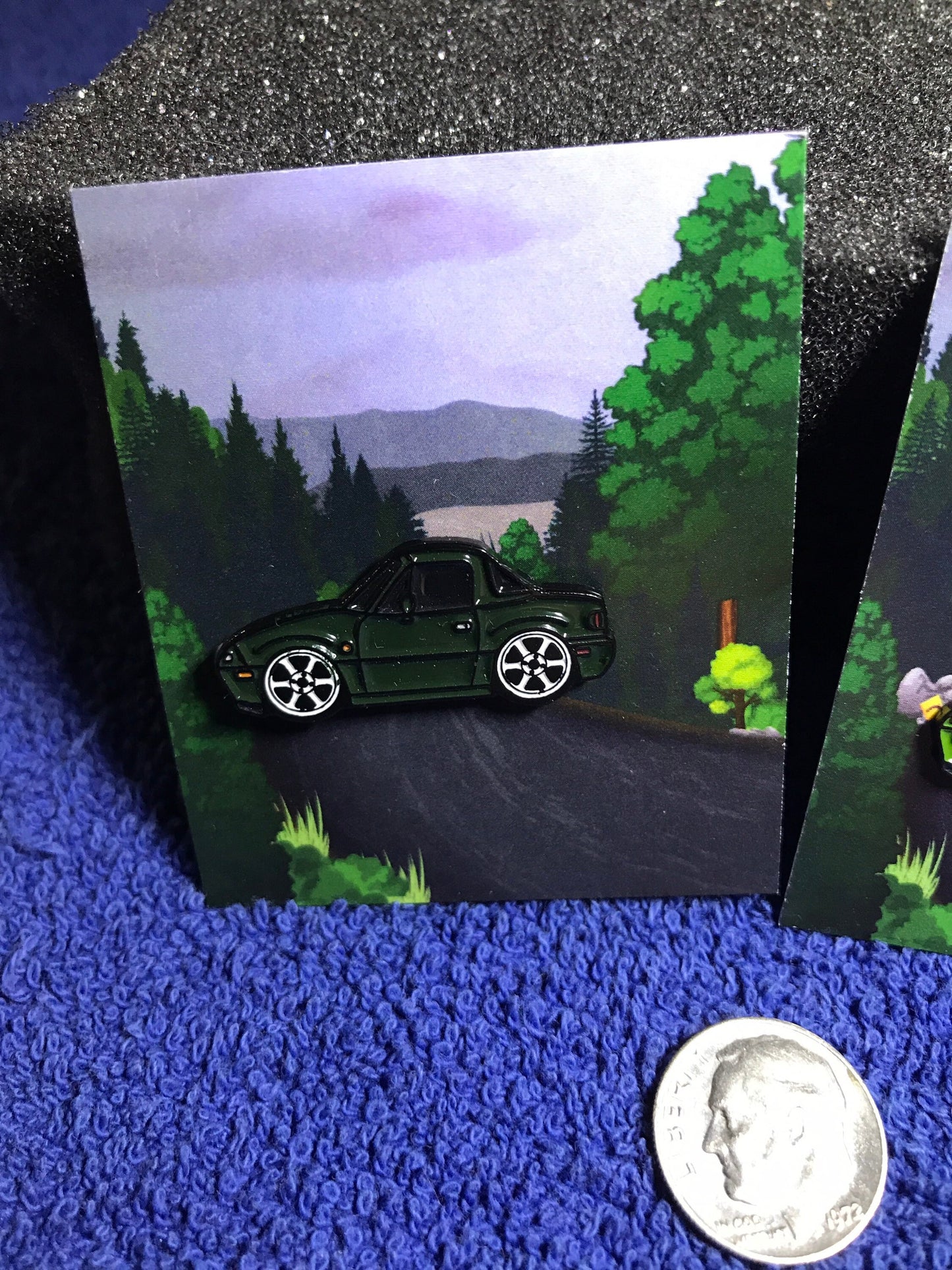 NA MERLOT hardtop pin, lapel pin, badge, stick, Enamel, Auto, car pins, LapelPins - Miata, MX5, Roadster NA Merlot