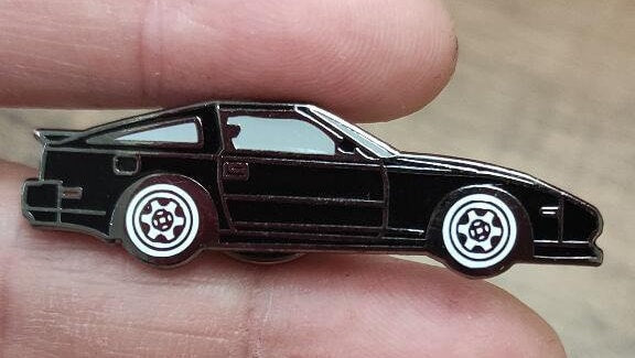 NISSAN #300ZX #Z31 #Enamel #AutoLapelPins - BLACK