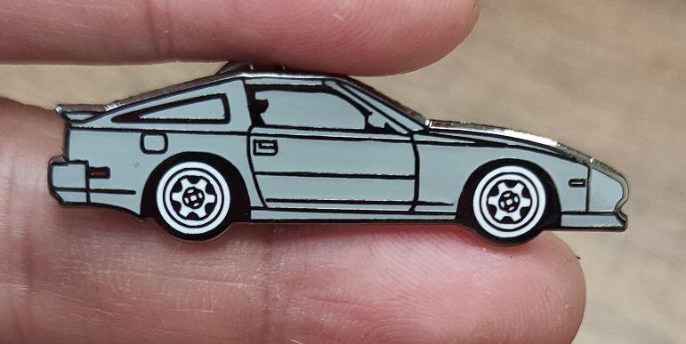 NISSAN #300ZX #Z31 #Enamel #AutoLapelPins - GRAY