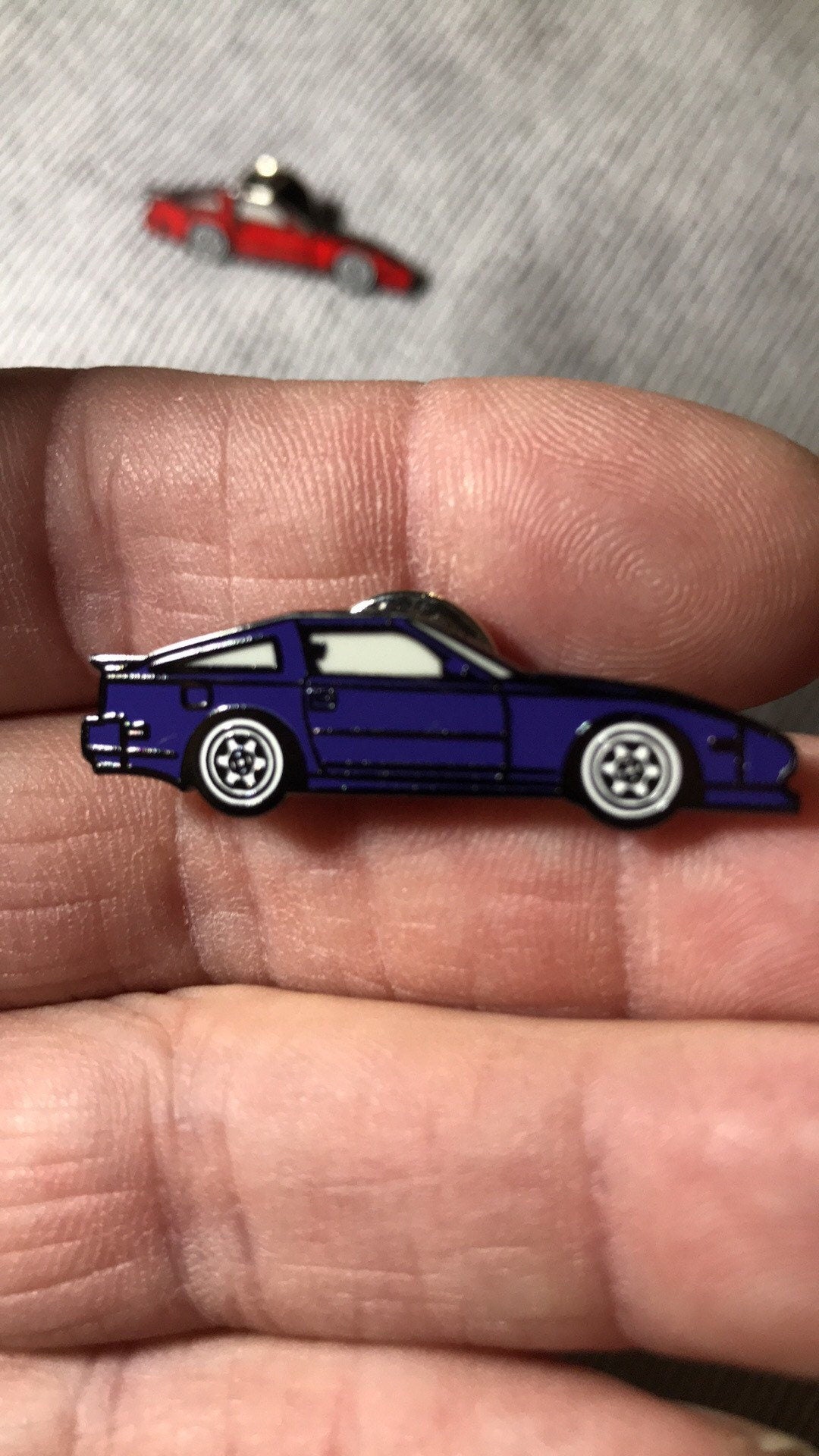 NISSAN #300ZX #Z31 #Enamel #AutoLapelPins - BLUE