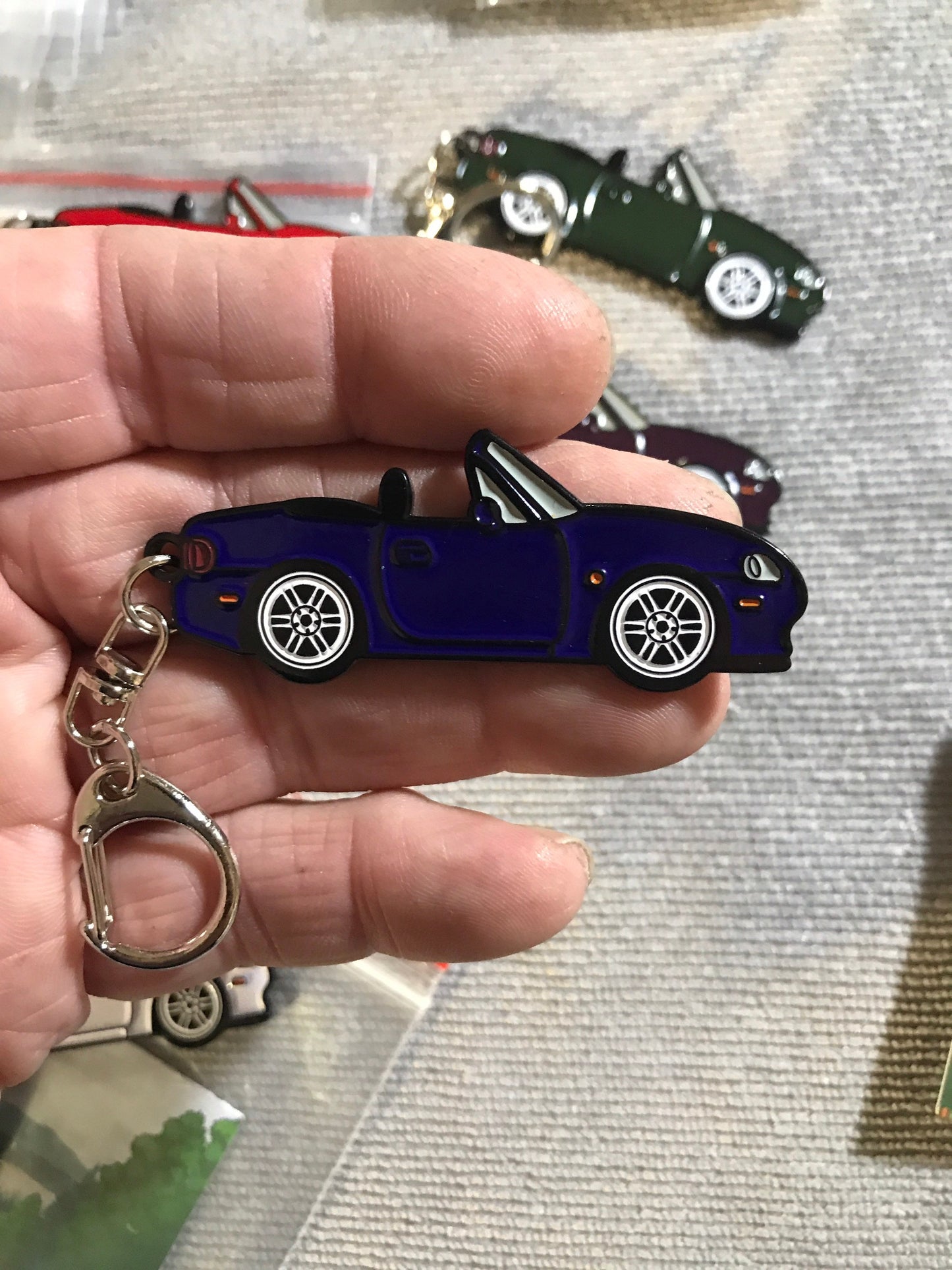 NB #Miata #MX5 Keychains Baked Enamel pin #Keychains car 7 COLORS