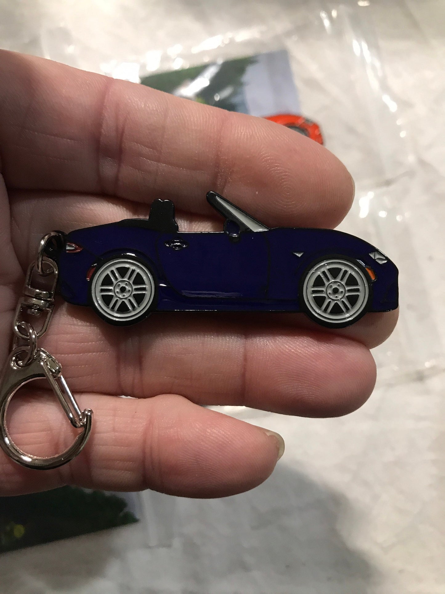 ND #Miata #MX5 #BakedEnamel #Keychains STORMY BLUE Car Pins