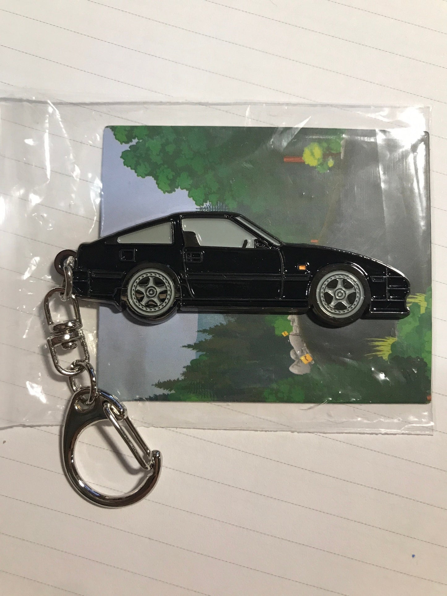 NIssan revised 300ZX-Z31 V2 Enamel on metal #BakedEnamel #Keychains BLACK Enamel Car Pins