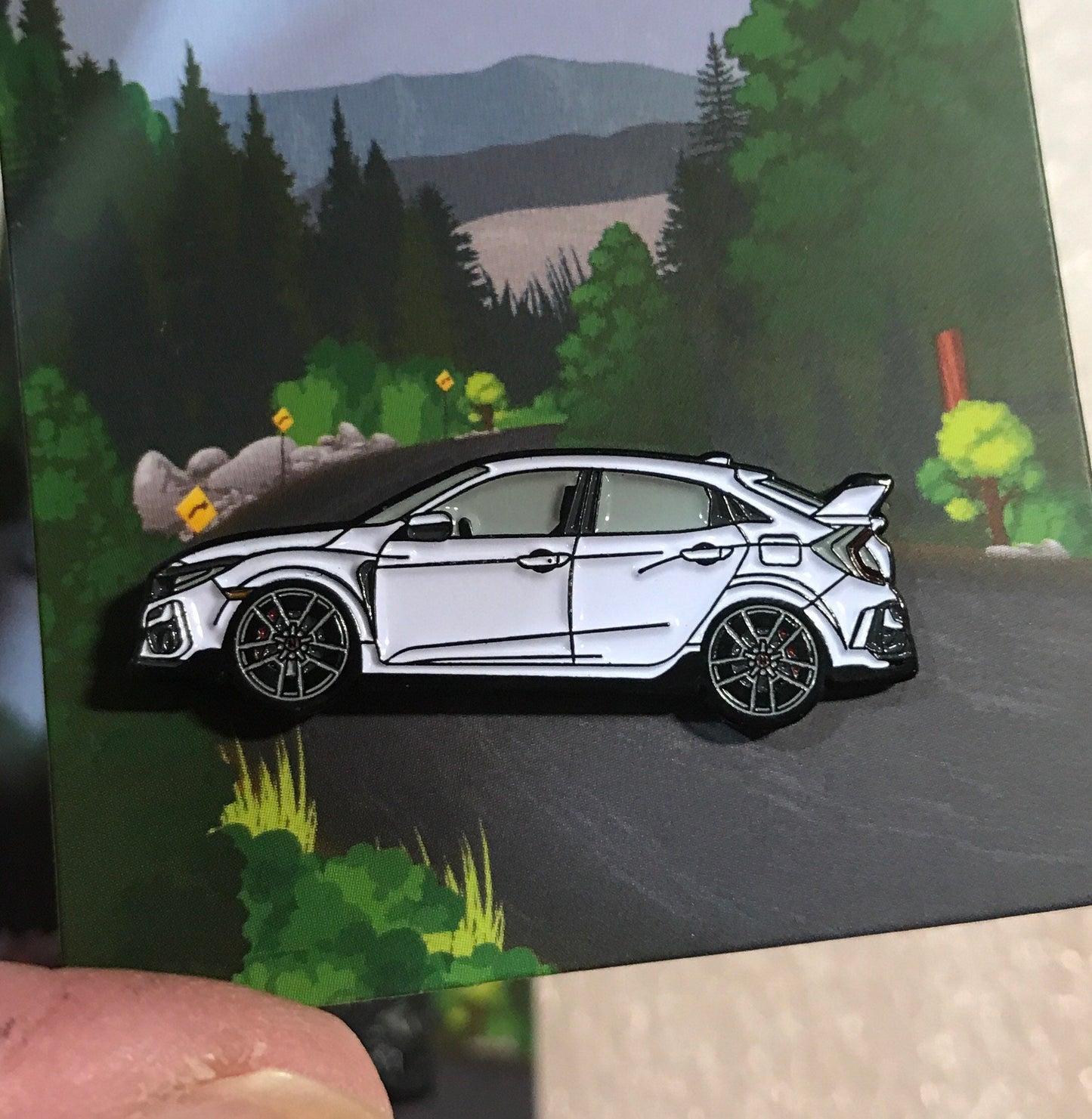 Pins Civic CTR for Honda Enamel on Metal 6 Colors