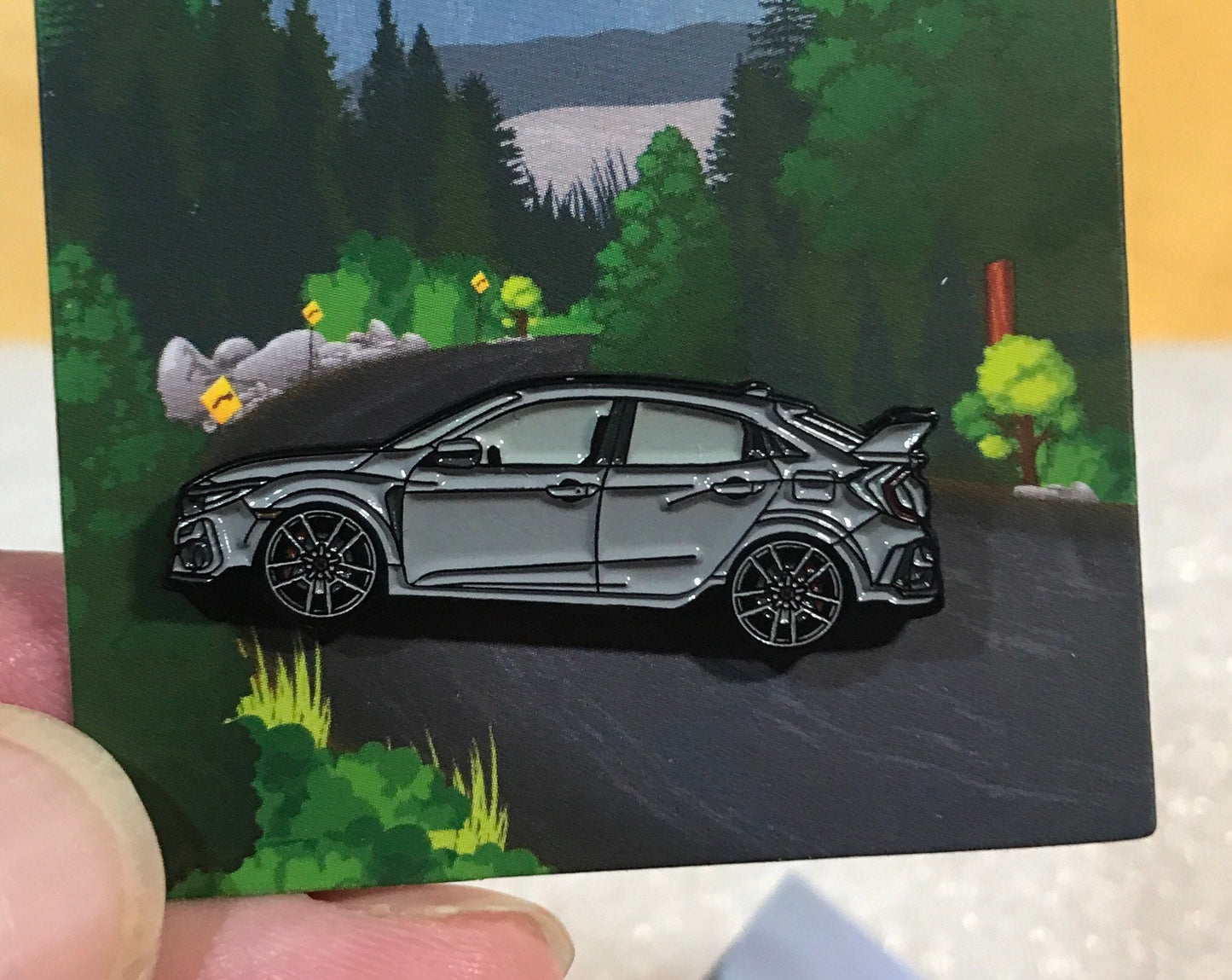 Pins Civic CTR for Honda Enamel on Metal 6 Colors