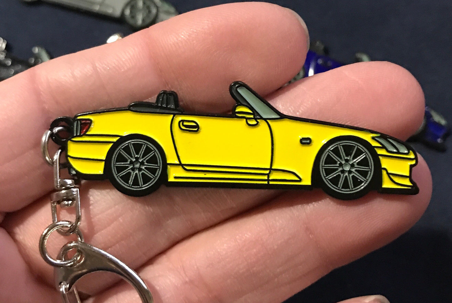 Honda S2000 Keychains enamel on Metal 7 colors available