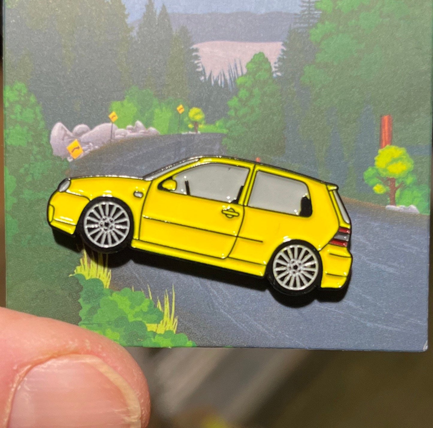 Golf R32 Pin enamel on Metal 6 colors