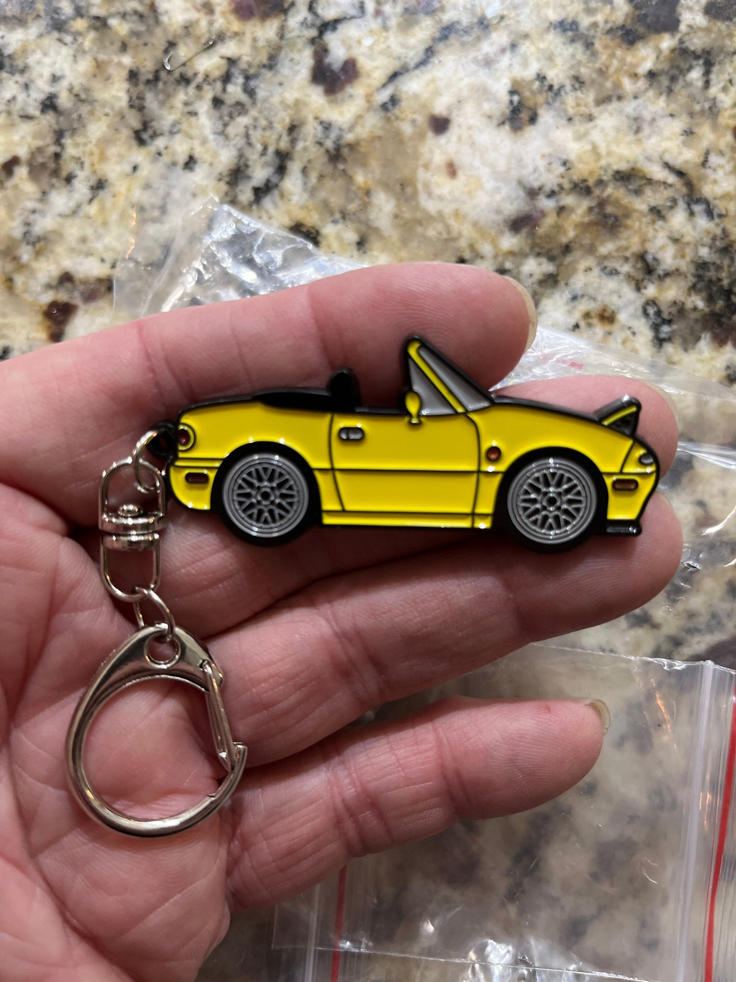NA Miata Mk1 MX5 Keychains with BBS Wheels 6 Colors Available