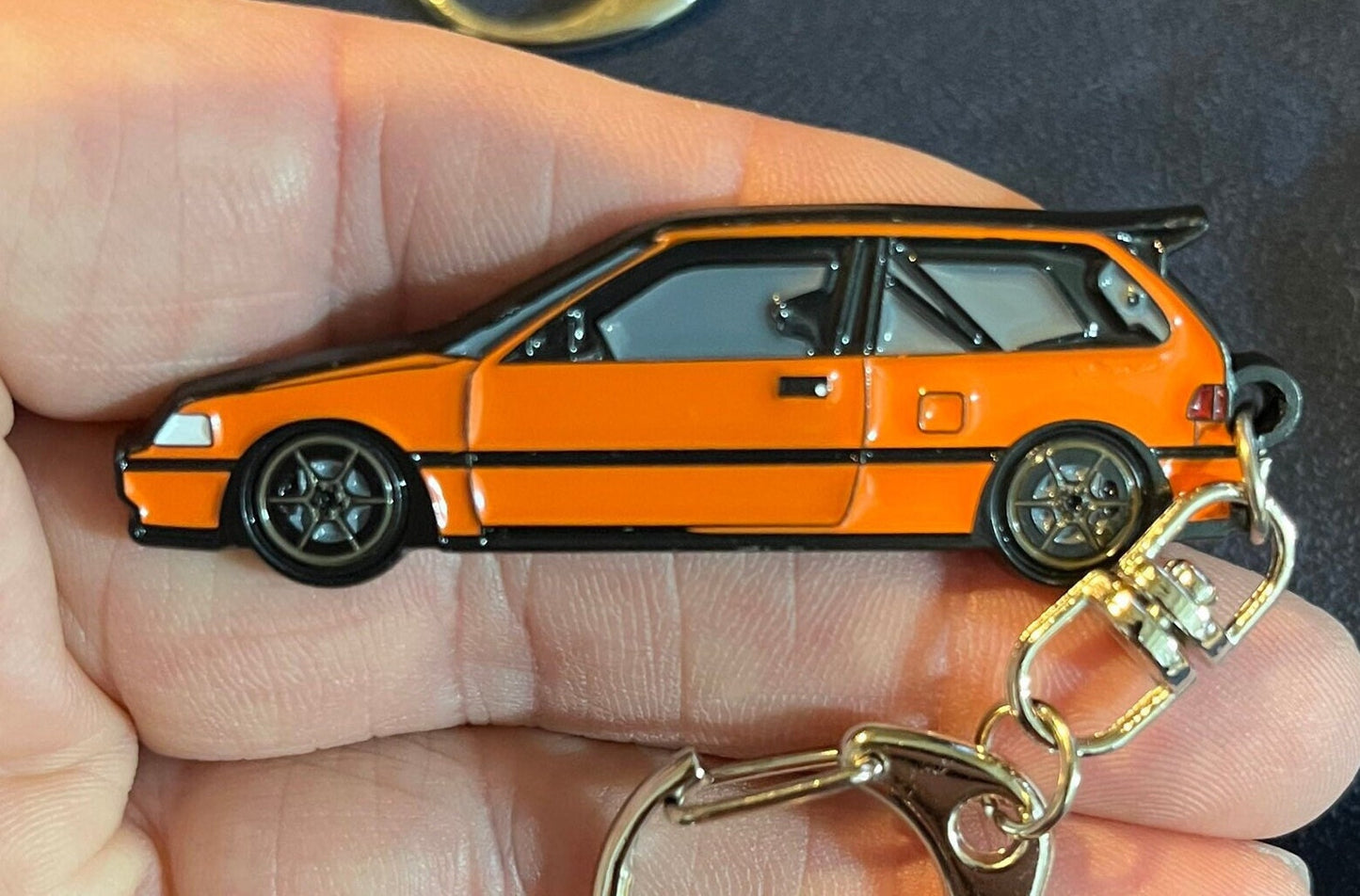 Honda Civic EF Hatchback Keychain - enamel on Metal -9 colors available