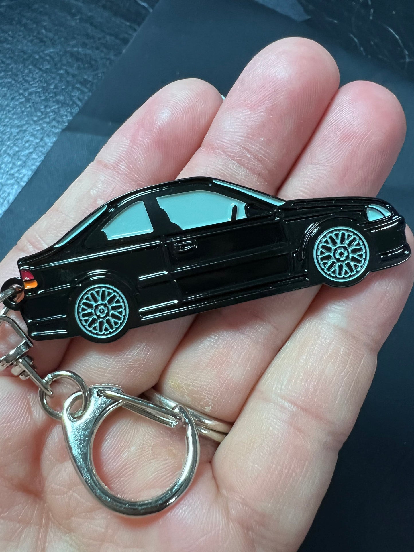 Keychains 1998 ej1 Civic Coupe 2-door for Honda, choose your color! key chain, enamel, great gift for Honda lovers!