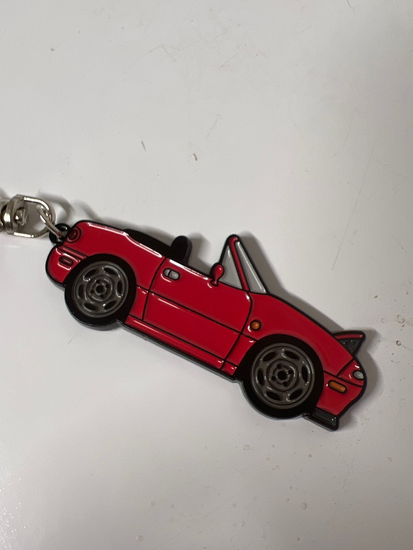 NA Mazda Miata Keychain RED MX5 Top Down Lights Up