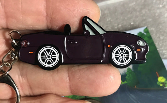MERLOT MICA NB #Miata #MX5 Baked Enamel Pin #Keychains auto car pins