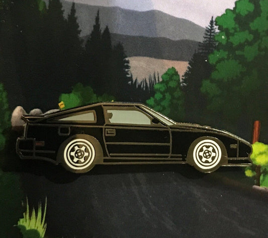 NISSAN #300ZX #Z31 #Enamel #AutoLapelPins - BLACK
