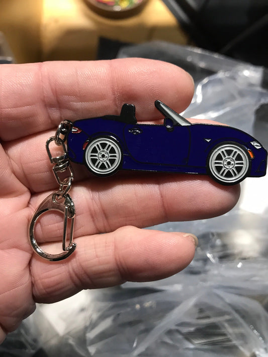 ND #Miata #MX5 #BakedEnamel #Keychains STORMY BLUE Car Pins
