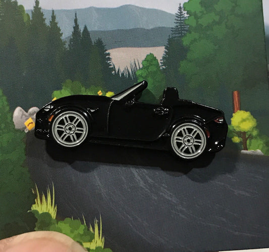 ND Mazda Miata MX5 Enamel Auto Lapel Pin BLACK Collect them!