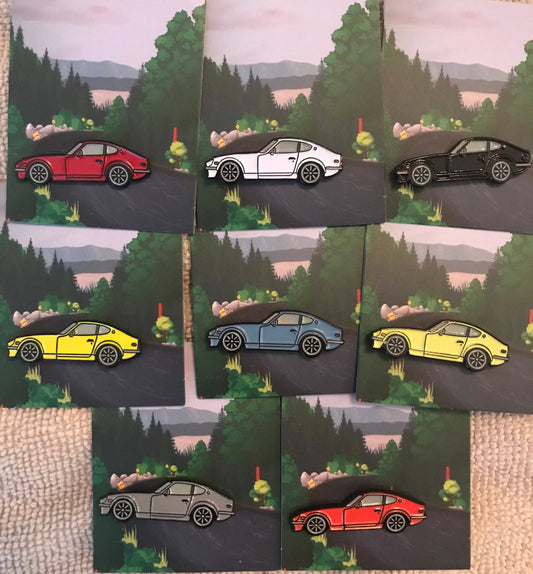 NIssan Datsun 240Z Enamel on metal #Pins 8 Colors Available