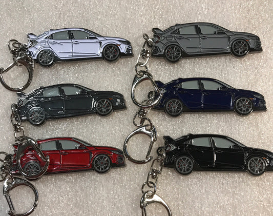 Keychains Civic CTR for Honda 6 Colors, Type R, key chain, enamel, great gift for Honda lovers!