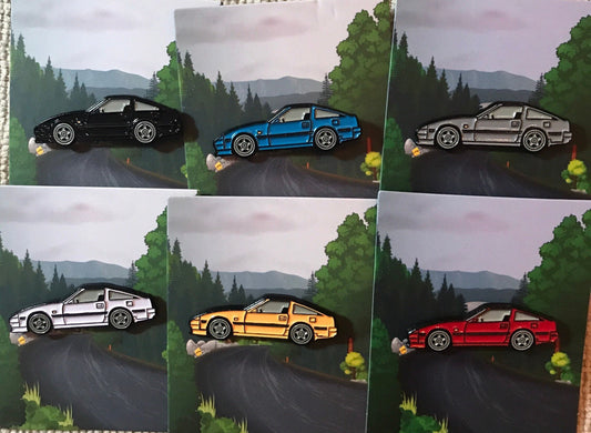Pins for 300ZX-Z31 V2 - Enamel on metal #Pins - 6 Colors