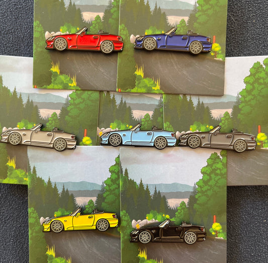 Honda S2000 Pins PinBadges enamel on Metal -  7 colors available