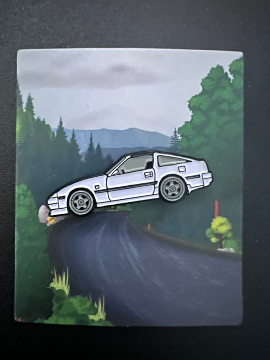 NISSAN #300ZX #Z31 #Enamel #AutoLapelPins - WHITE