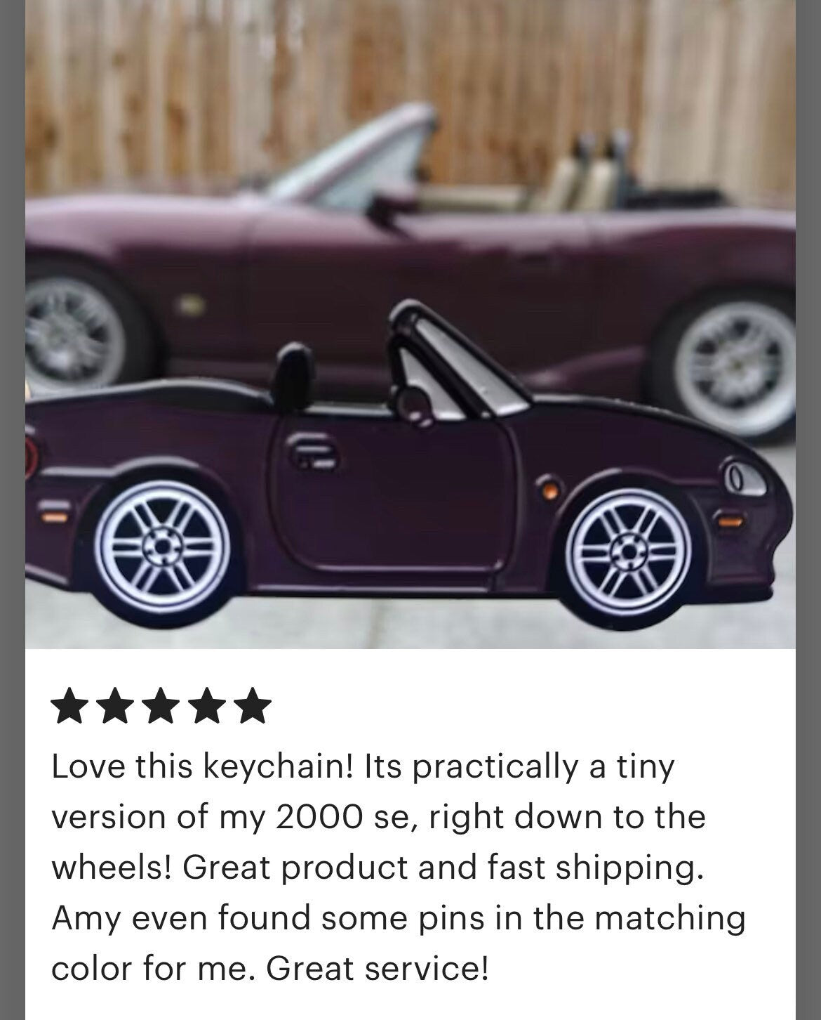 MERLOT MICA NB #Miata #MX5 Baked Enamel Pin #Keychains auto car pins